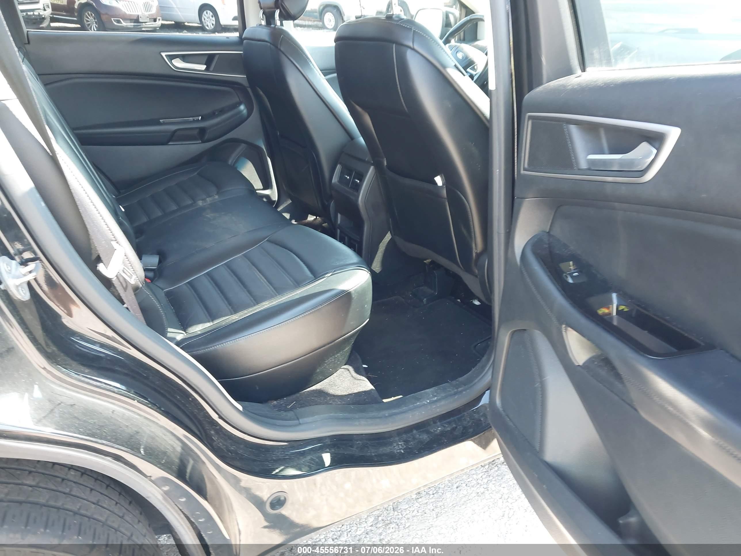 2015 Ford Edge Sel Black vin: 2FMTK4J85FBC40716