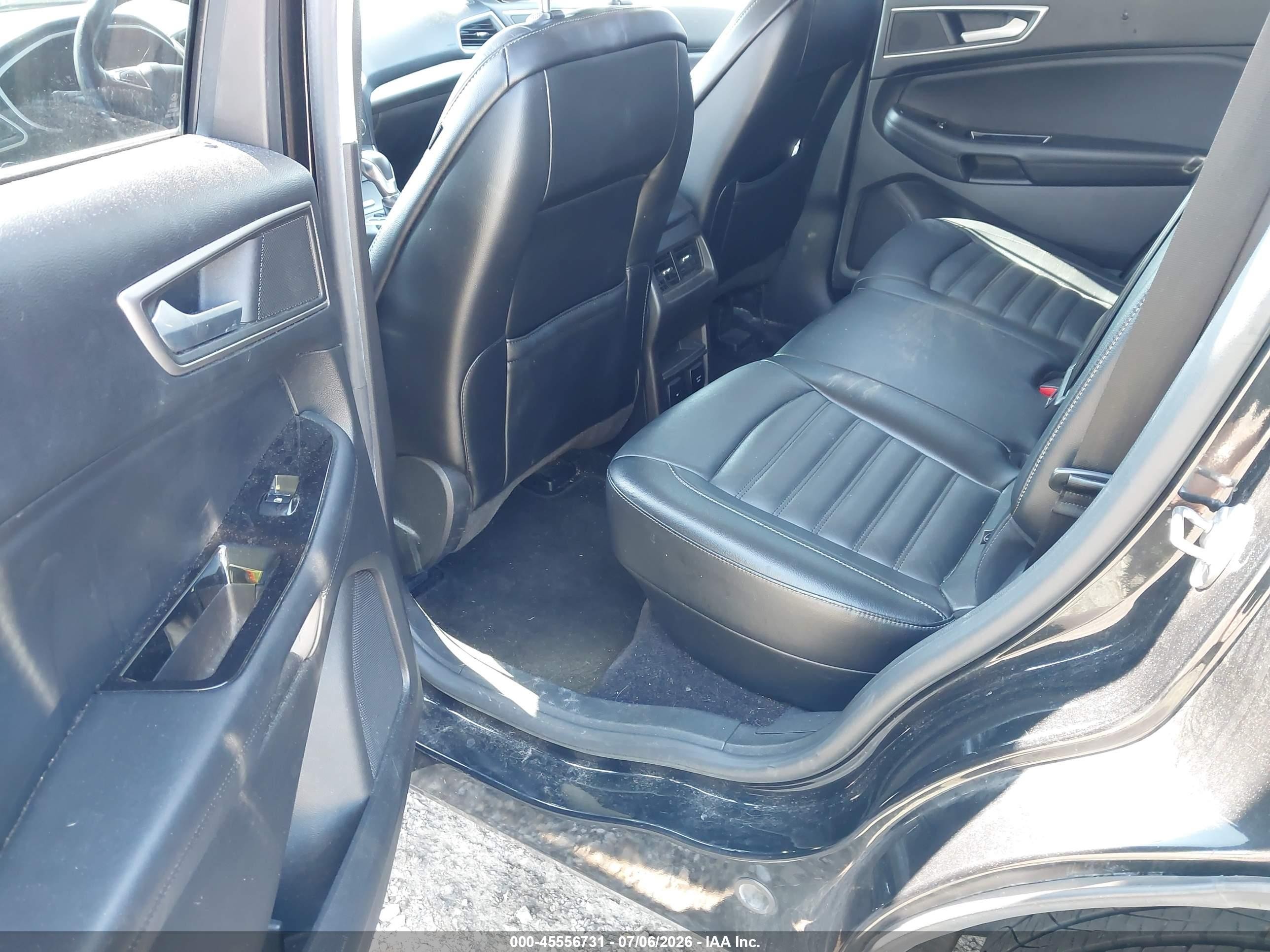 2015 Ford Edge Sel Black vin: 2FMTK4J85FBC40716