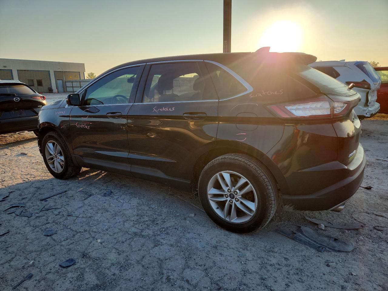 2015 Ford Edge Sel Black vin: 2FMTK4J86FBB22299