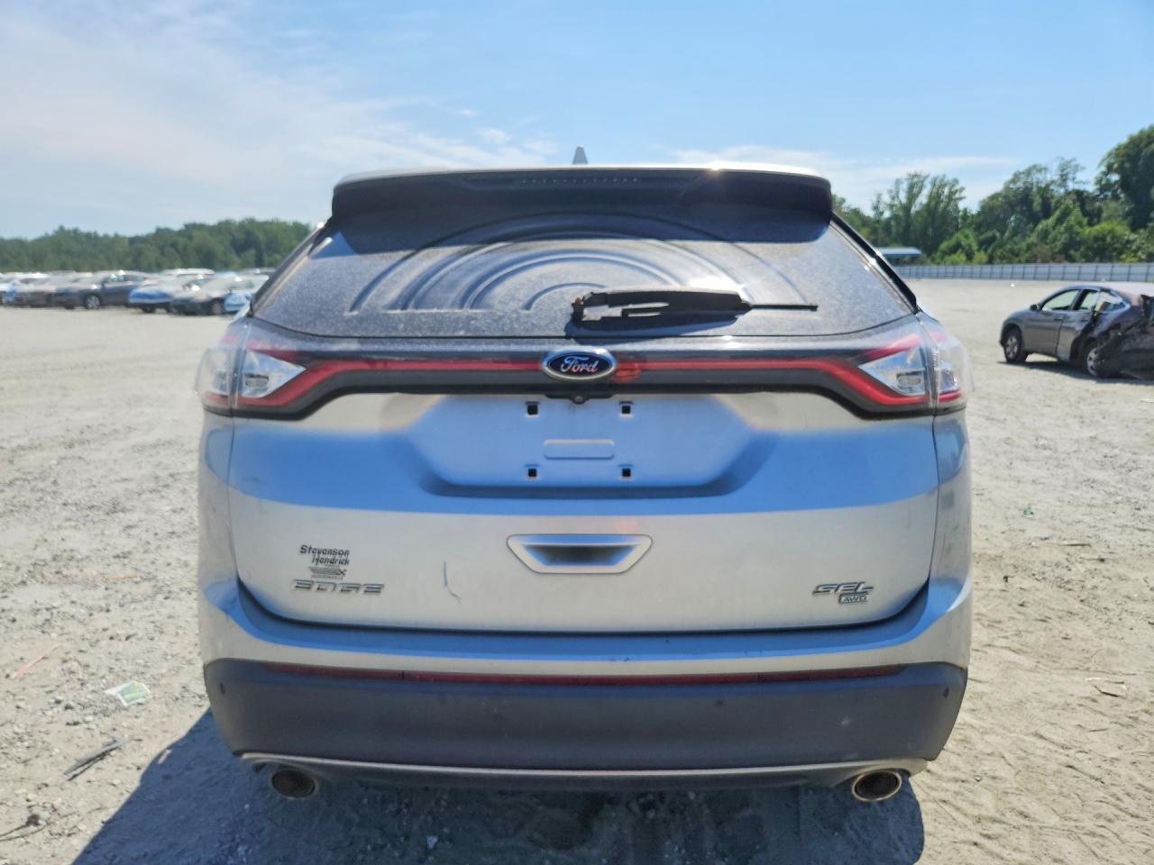 2015 Ford Edge Sel Silver vin: 2FMTK4J86FBB56520