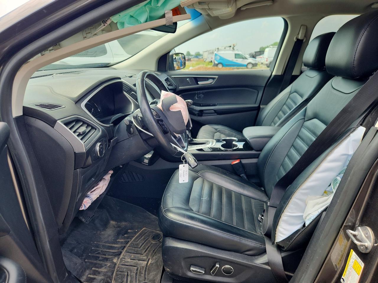 2015 Ford Edge Sel Gray vin: 2FMTK4J86FBC11709