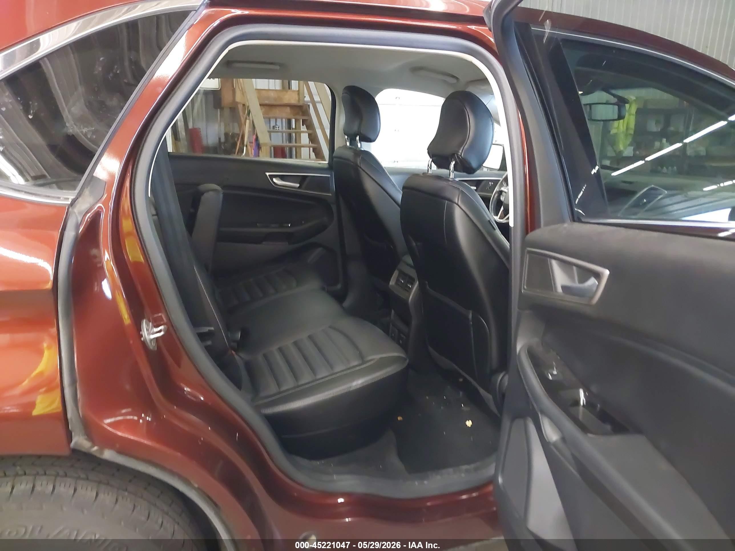 2015 Ford Edge Sel Red vin: 2FMTK4J87FBB16026