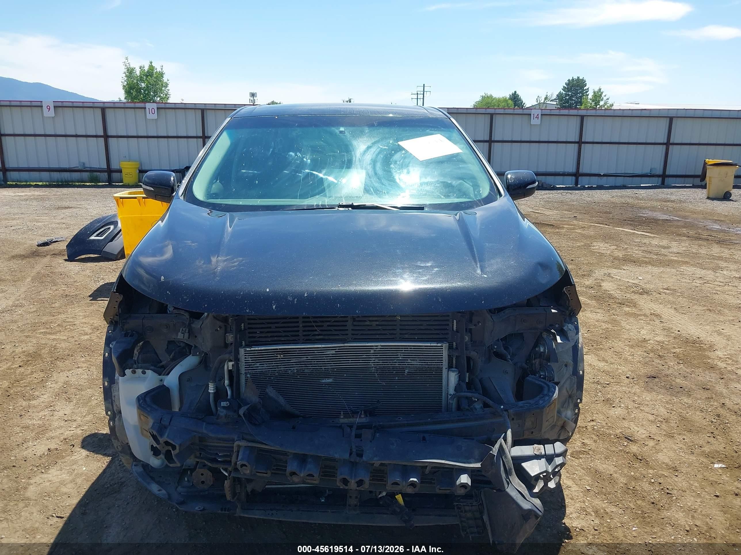 2015 Ford Edge Sel Черный vin: 2FMTK4J87FBB57028