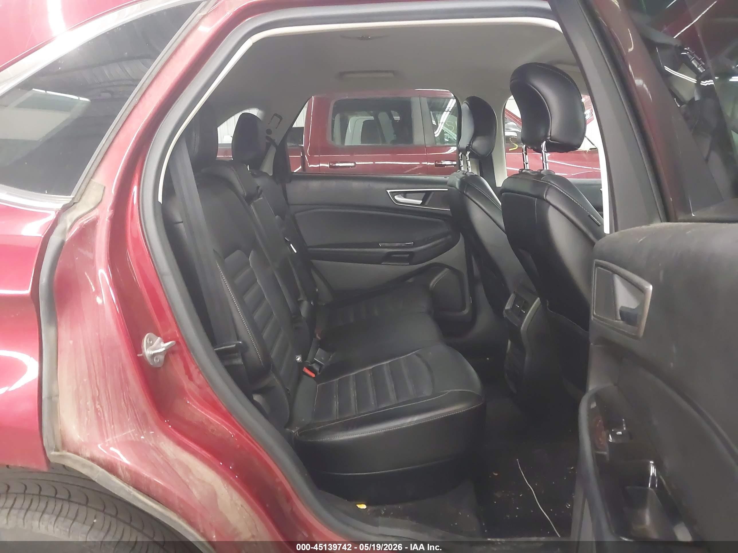 2015 Ford Edge Sel Темно-бордовый vin: 2FMTK4J87FBB95438