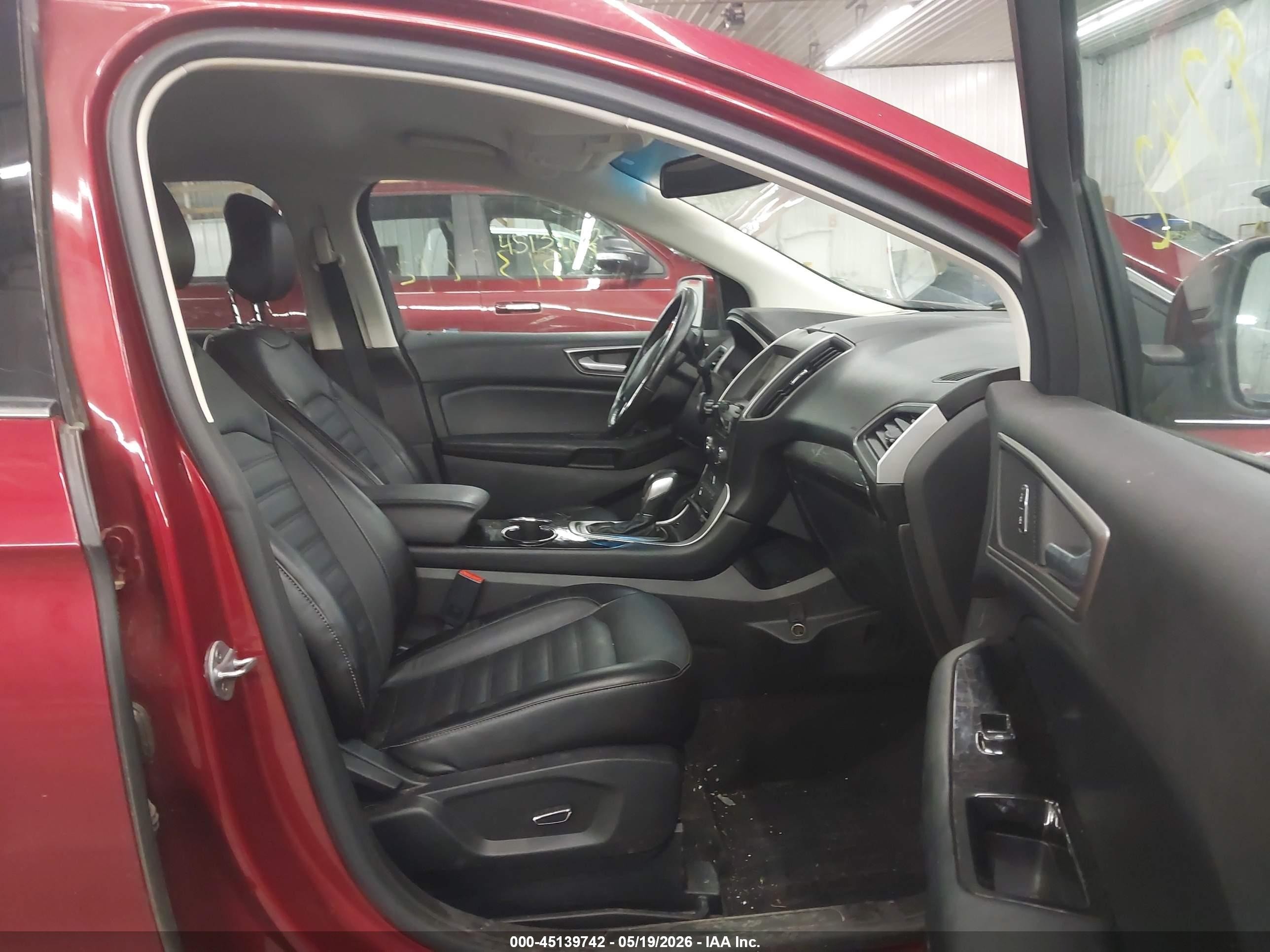 2015 Ford Edge Sel Темно-бордовый vin: 2FMTK4J87FBB95438