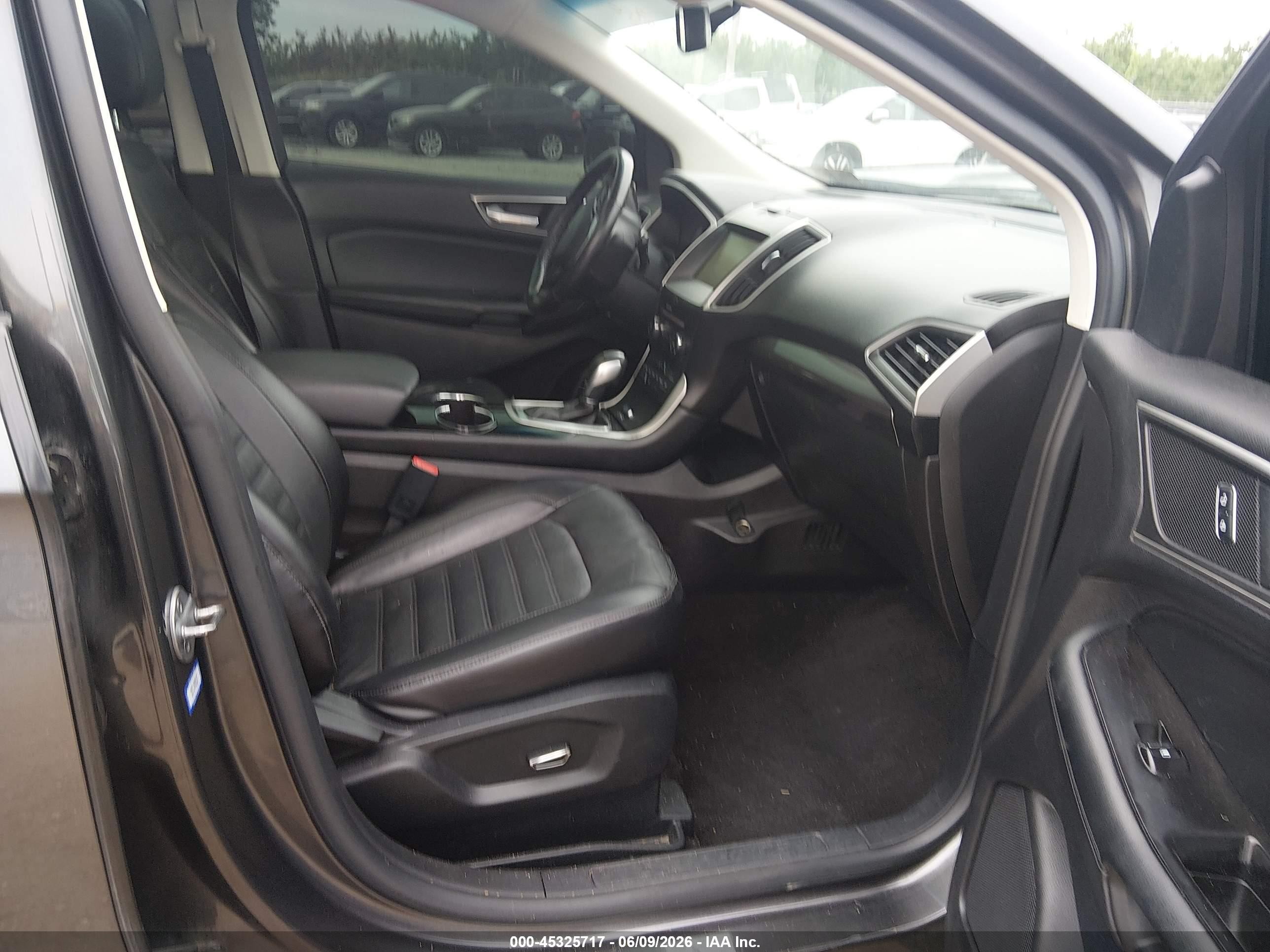 2015 Ford Edge Sel Gray vin: 2FMTK4J87FBC08740