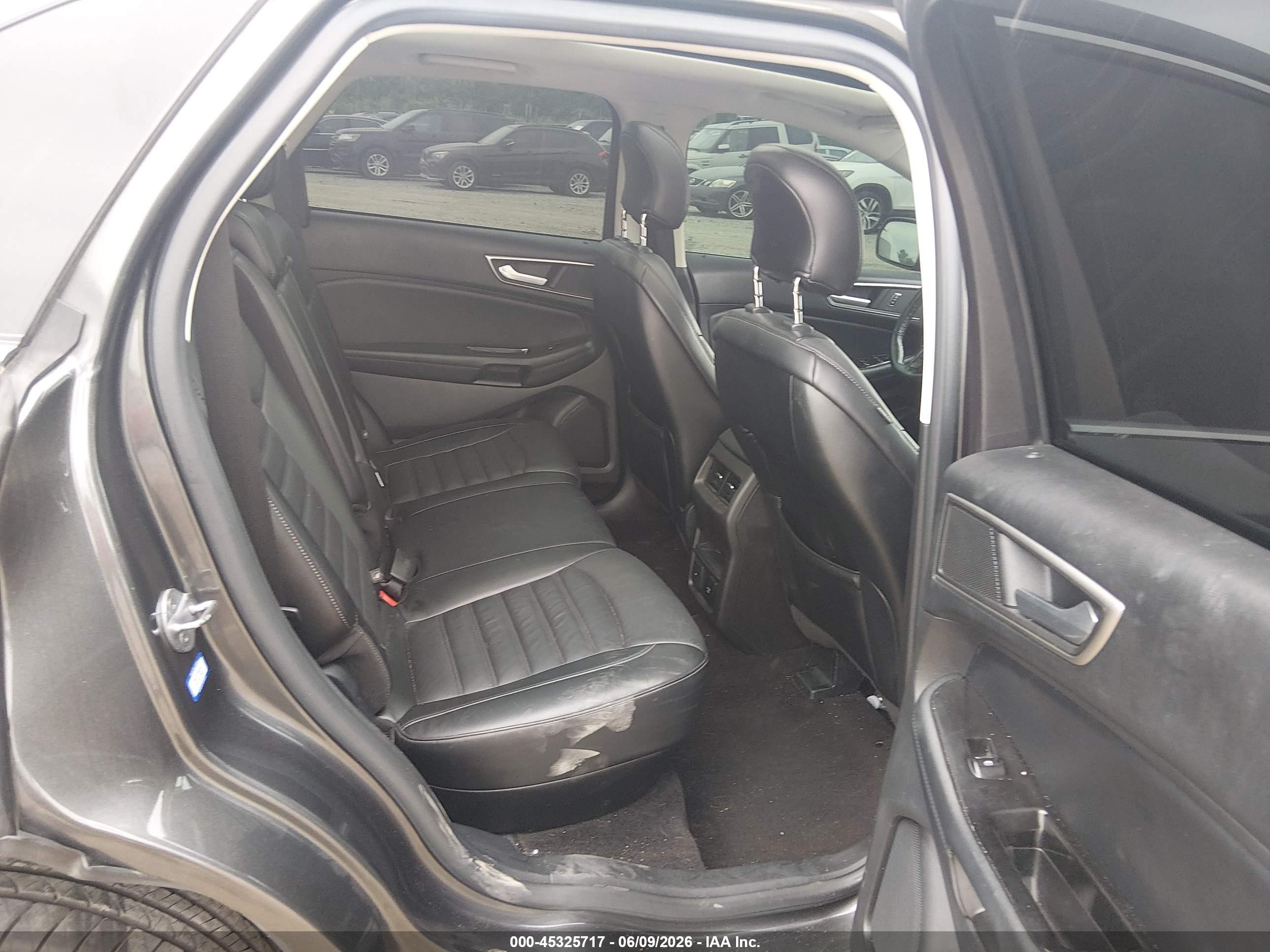 2015 Ford Edge Sel Gray vin: 2FMTK4J87FBC08740
