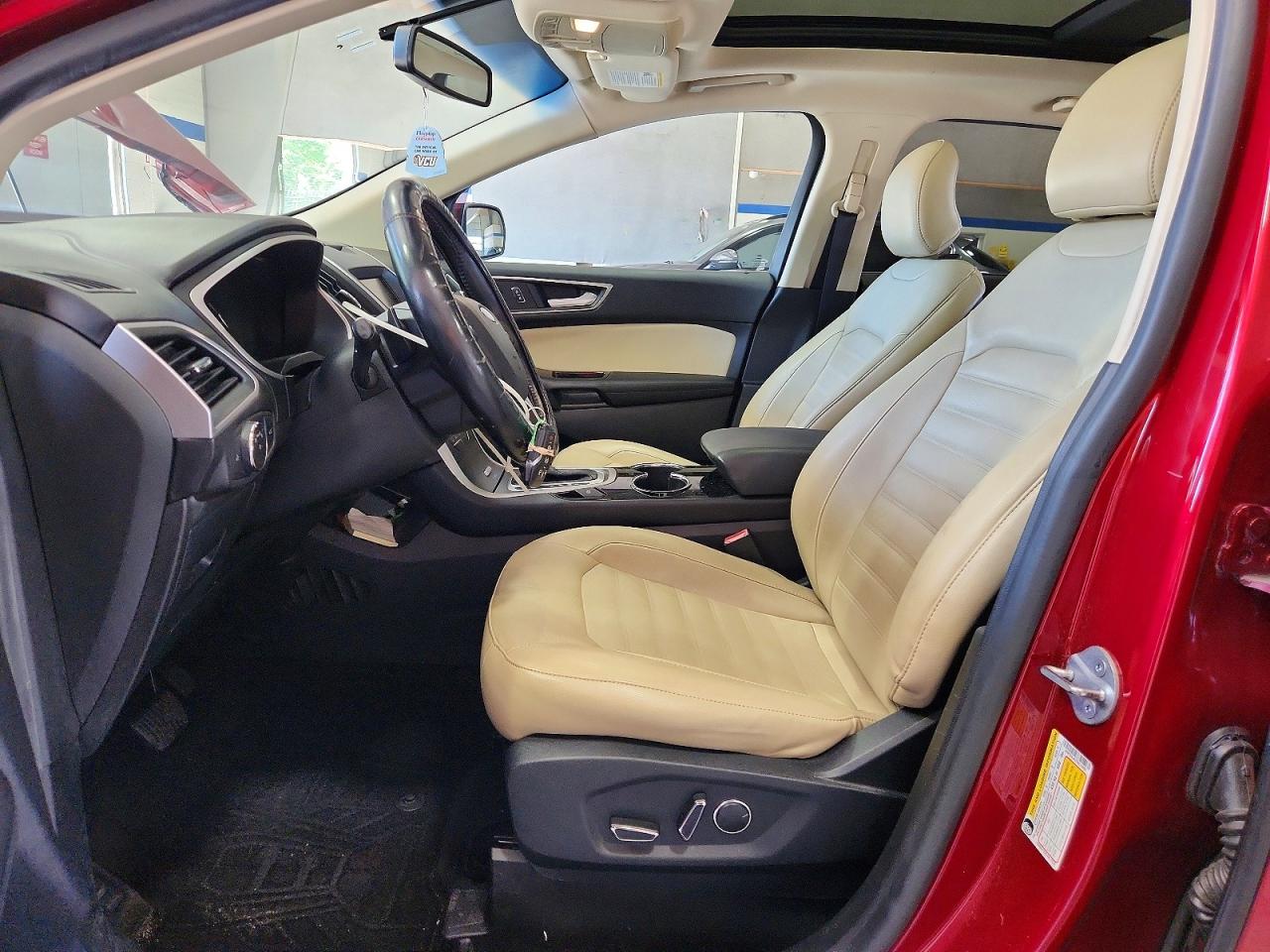 2015 Ford Edge Sel Burgundy vin: 2FMTK4J87FBC14893