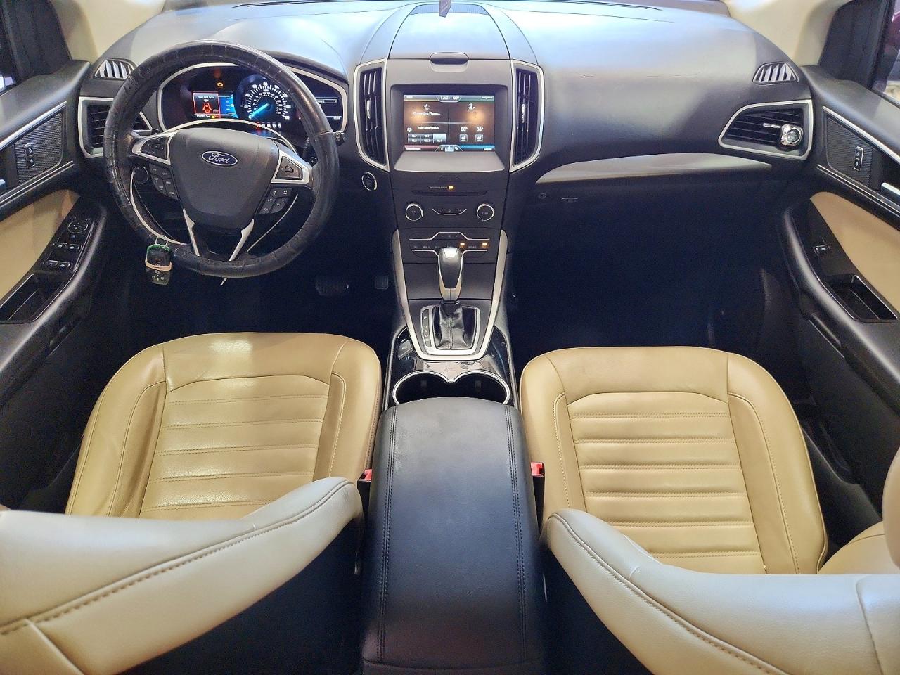 2015 Ford Edge Sel Burgundy vin: 2FMTK4J87FBC14893