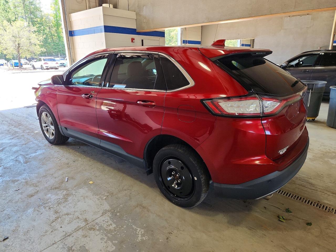 2015 Ford Edge Sel Burgundy vin: 2FMTK4J87FBC14893
