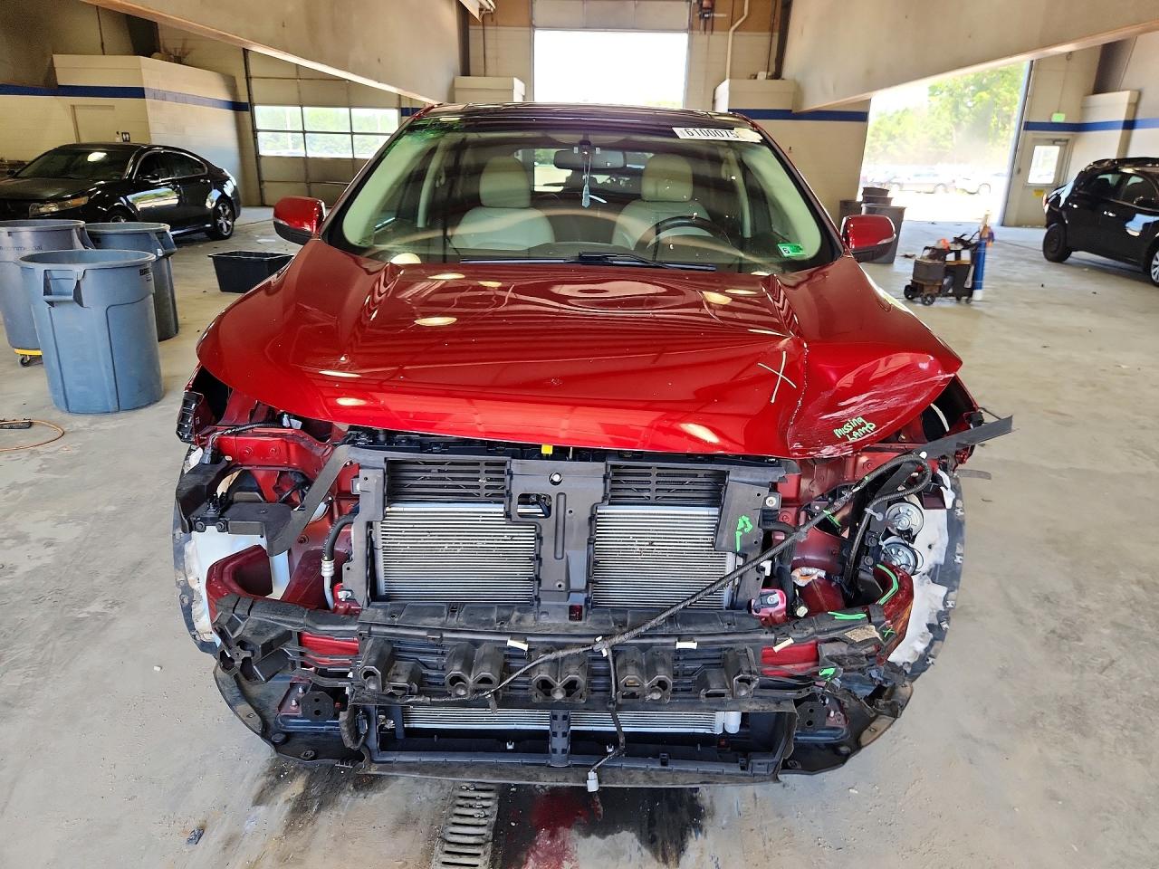 2015 Ford Edge Sel Burgundy vin: 2FMTK4J87FBC14893