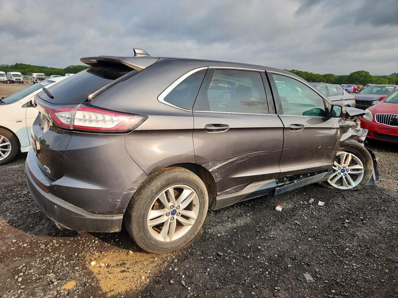 2015 Ford Edge Sel Tan vin: 2FMTK4J87FBC36263