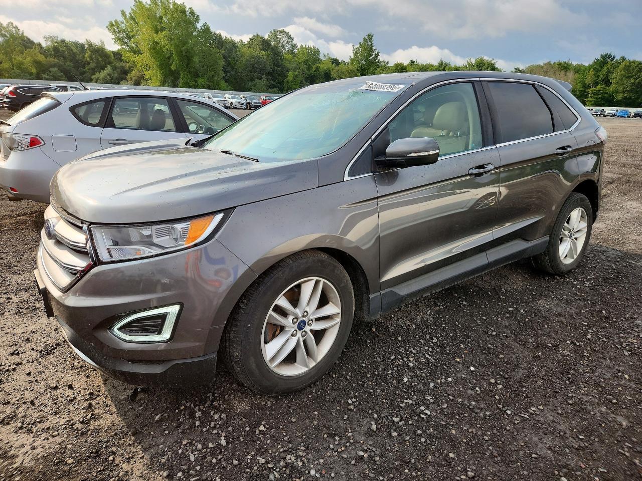 2015 Ford Edge Sel Tan vin: 2FMTK4J87FBC36263