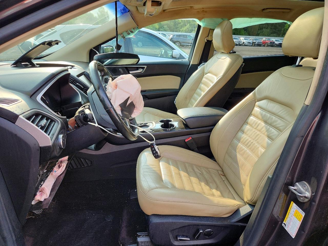 2015 Ford Edge Sel Tan vin: 2FMTK4J87FBC36263