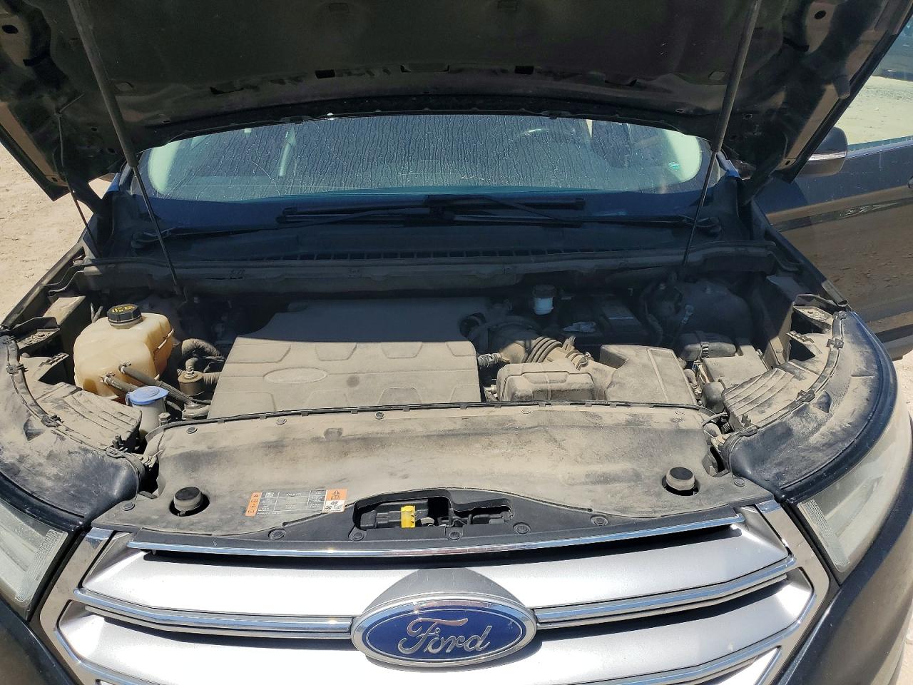 2015 Ford Edge Sel Black vin: 2FMTK4J88FBB22899