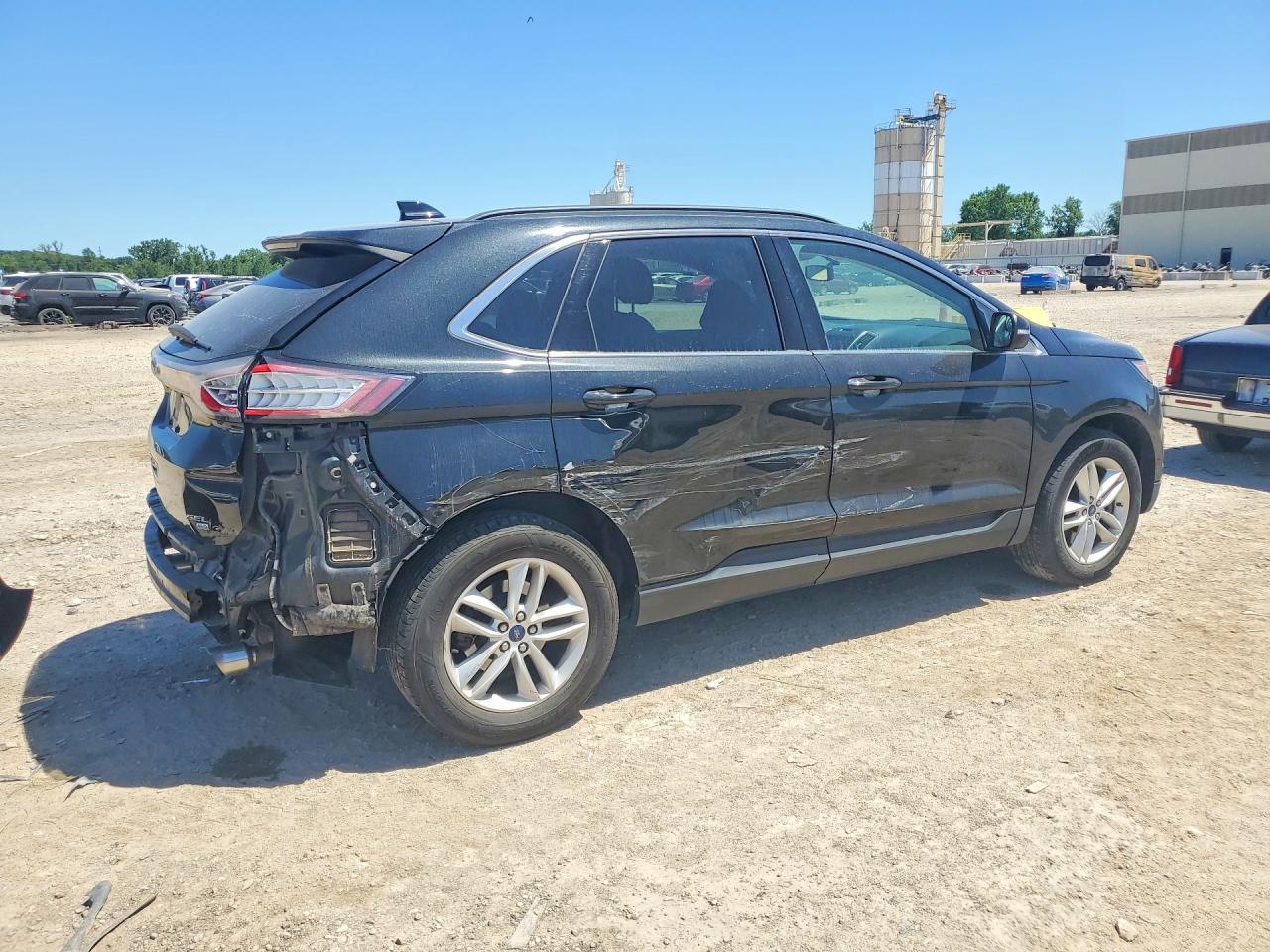2015 Ford Edge Sel Black vin: 2FMTK4J88FBB22899