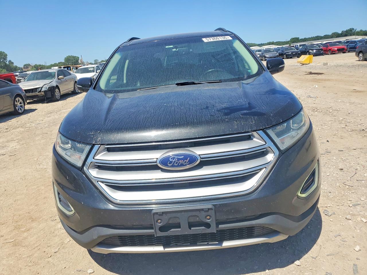 2015 Ford Edge Sel Black vin: 2FMTK4J88FBB22899