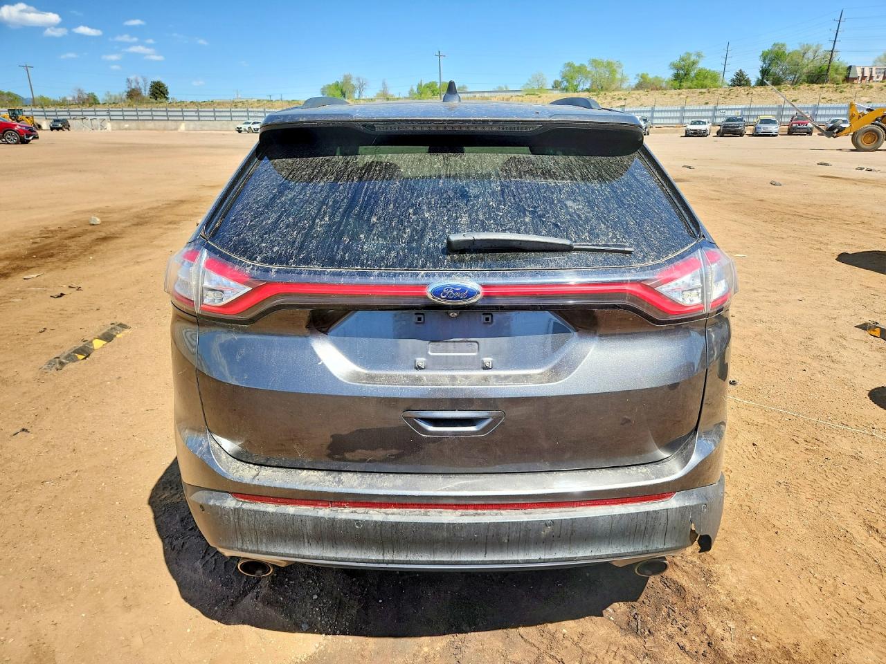 2015 Ford Edge Sel Gray vin: 2FMTK4J88FBB35264