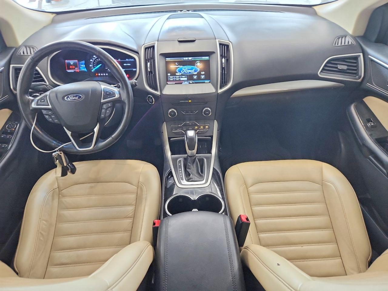 2015 Ford Edge Sel Red vin: 2FMTK4J88FBB35734