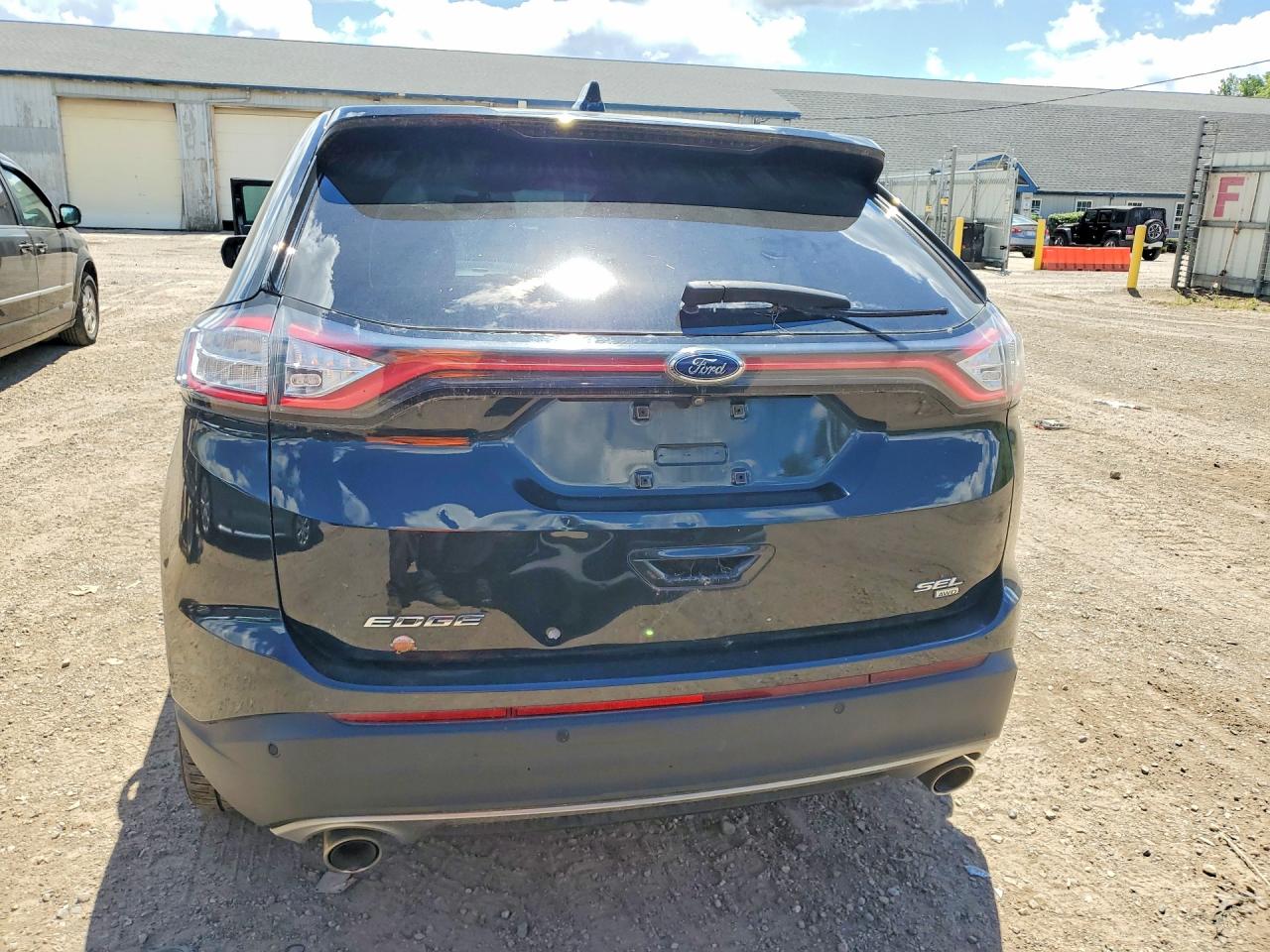 2015 Ford Edge Sel Black vin: 2FMTK4J88FBB55255