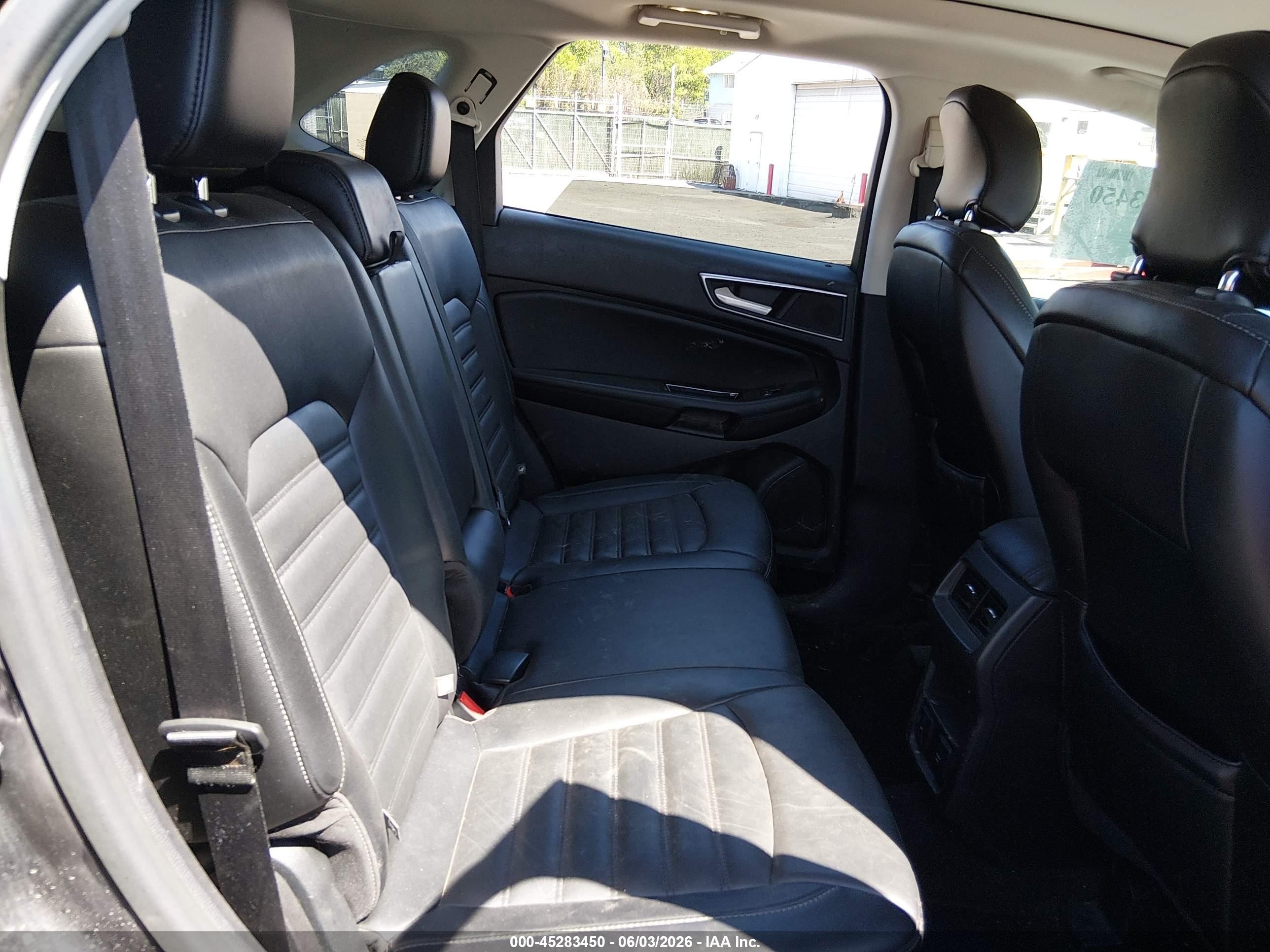 2015 Ford Edge Sel Черный vin: 2FMTK4J88FBB63520