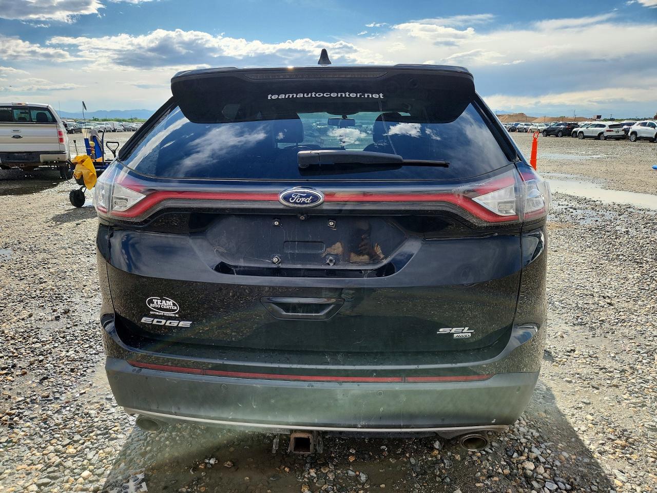 2015 Ford Edge Sel Черный vin: 2FMTK4J88FBB82519