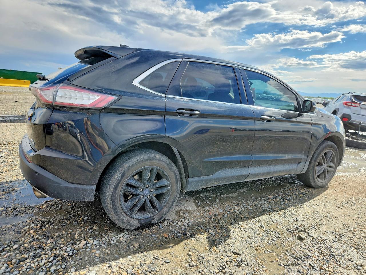 2015 Ford Edge Sel Черный vin: 2FMTK4J88FBB82519