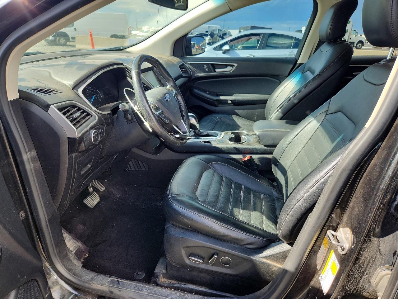 2015 Ford Edge Sel Черный vin: 2FMTK4J88FBB82519