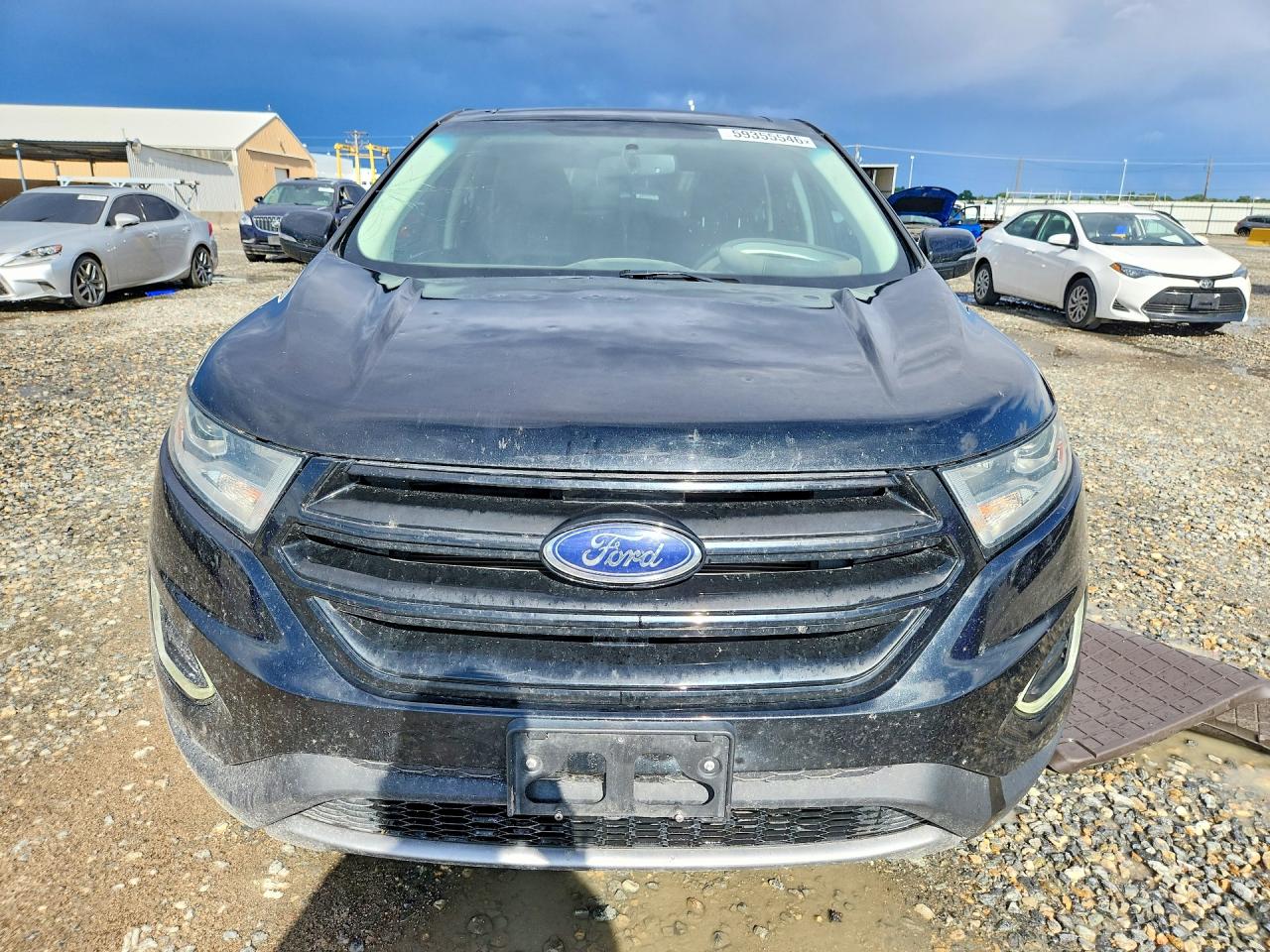 2015 Ford Edge Sel Черный vin: 2FMTK4J88FBB82519