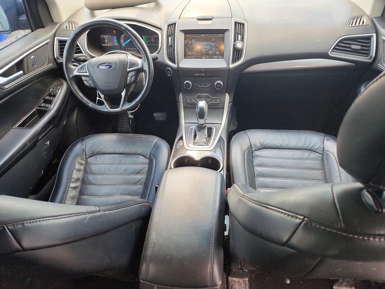 2015 Ford Edge Sel Черный vin: 2FMTK4J88FBB82519