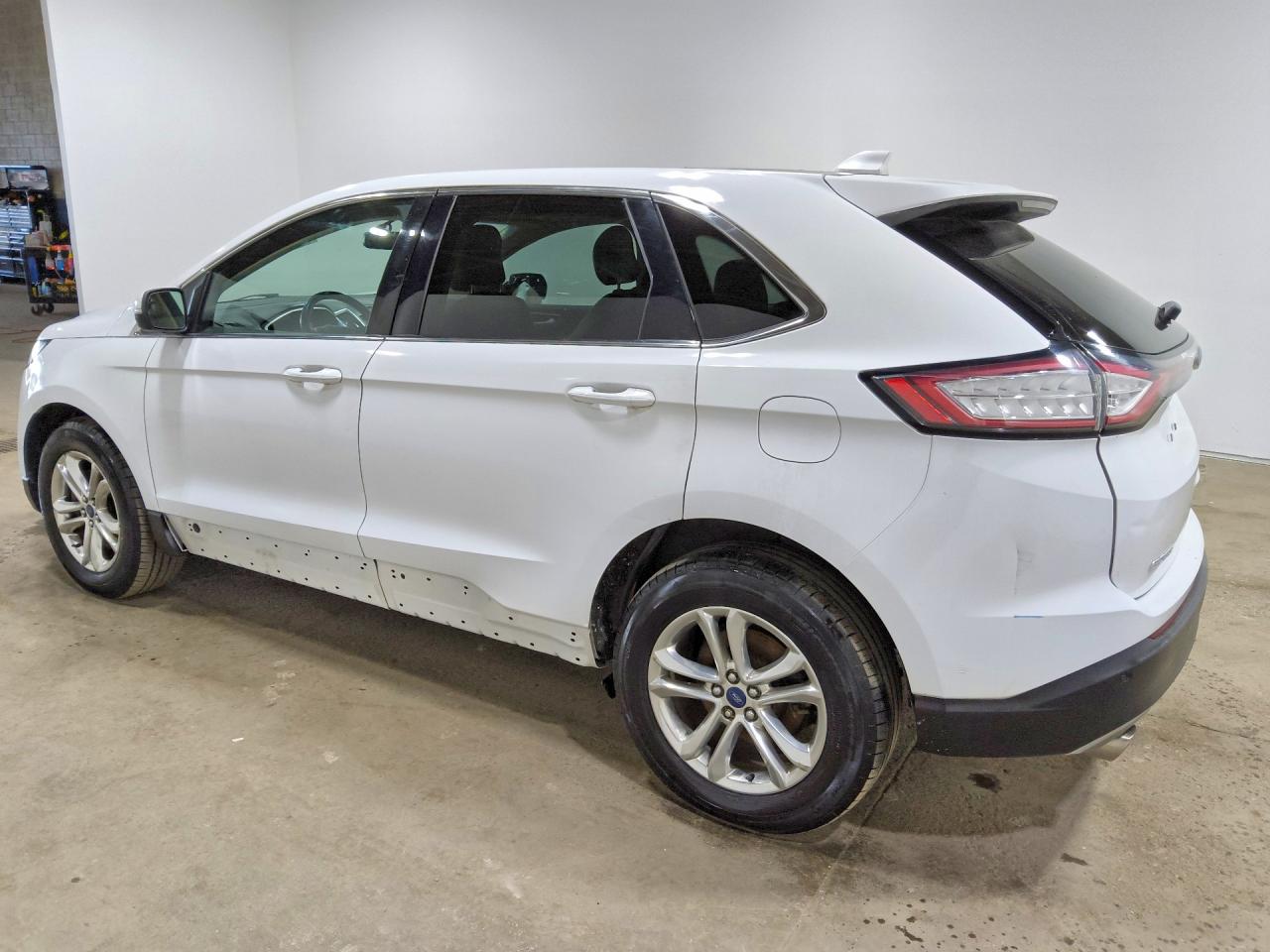 2015 Ford Edge Sel White vin: 2FMTK4J89FBC18508
