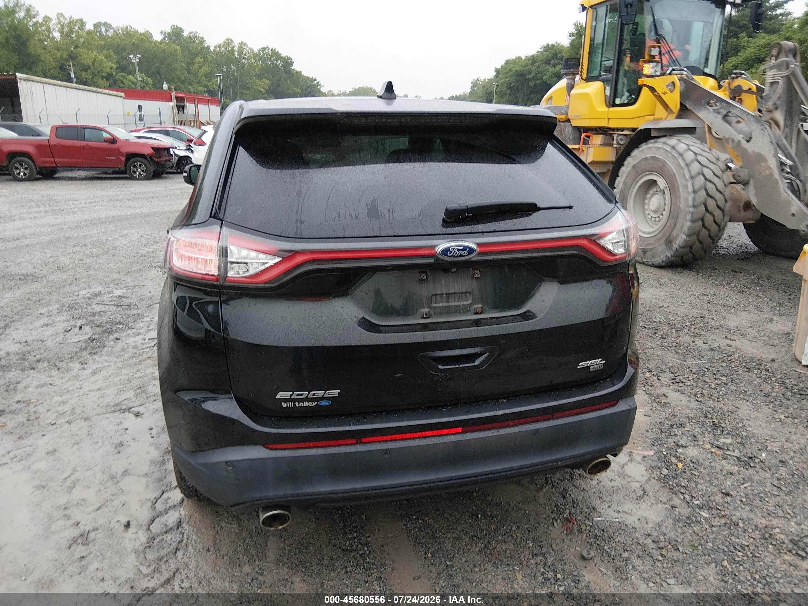 2015 Ford Edge Sel Black vin: 2FMTK4J89FBC18640