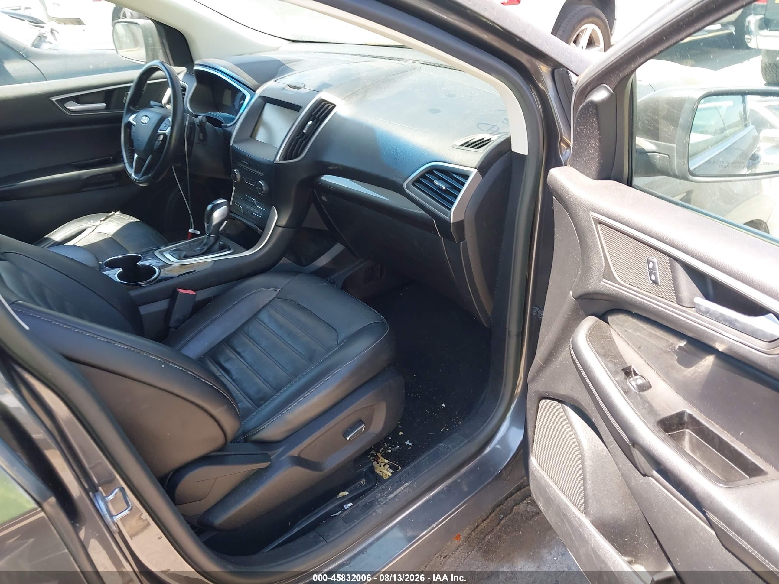 2015 Ford Edge Sel Gray vin: 2FMTK4J8XFBB22399