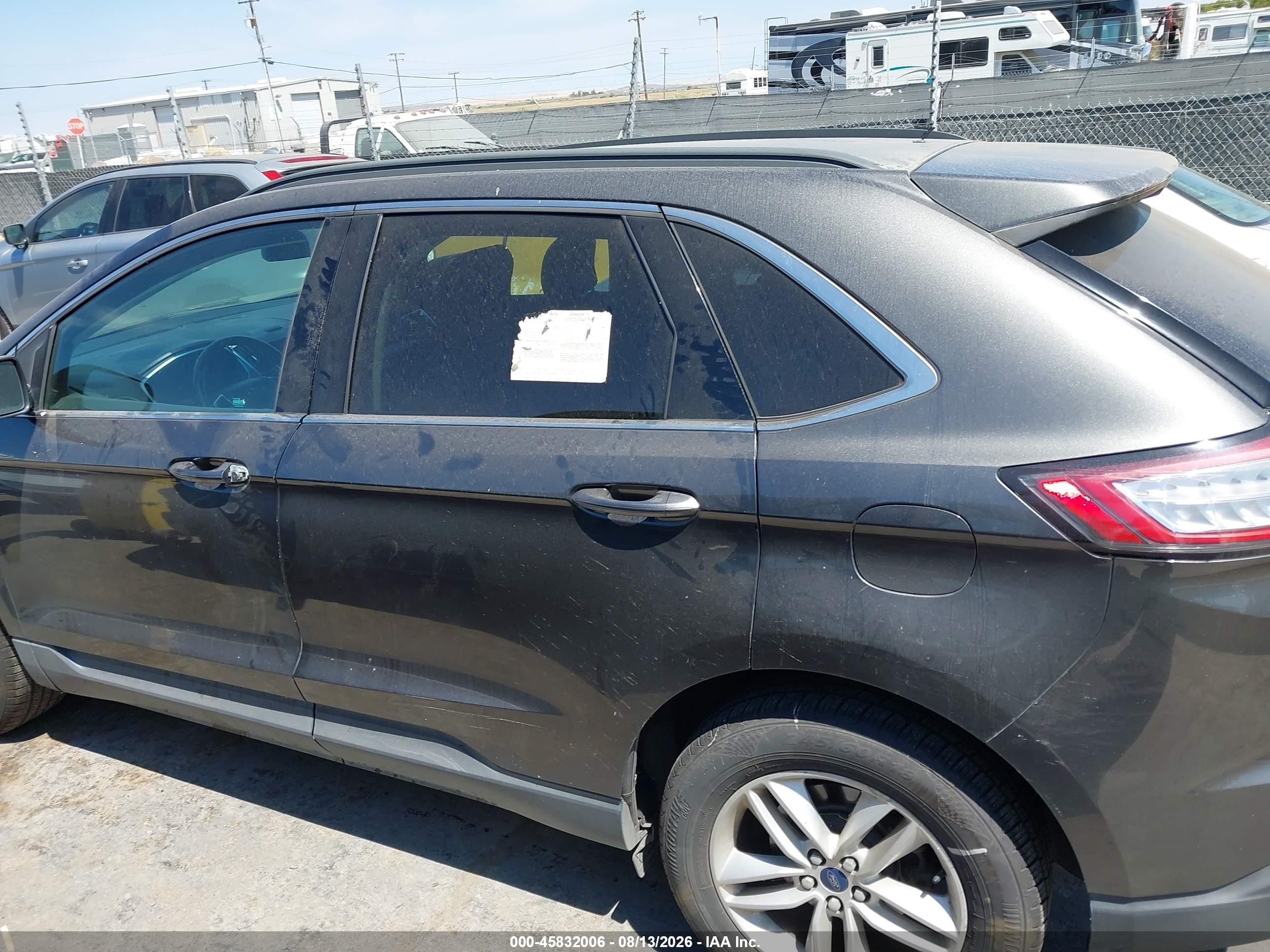 2015 Ford Edge Sel Gray vin: 2FMTK4J8XFBB22399