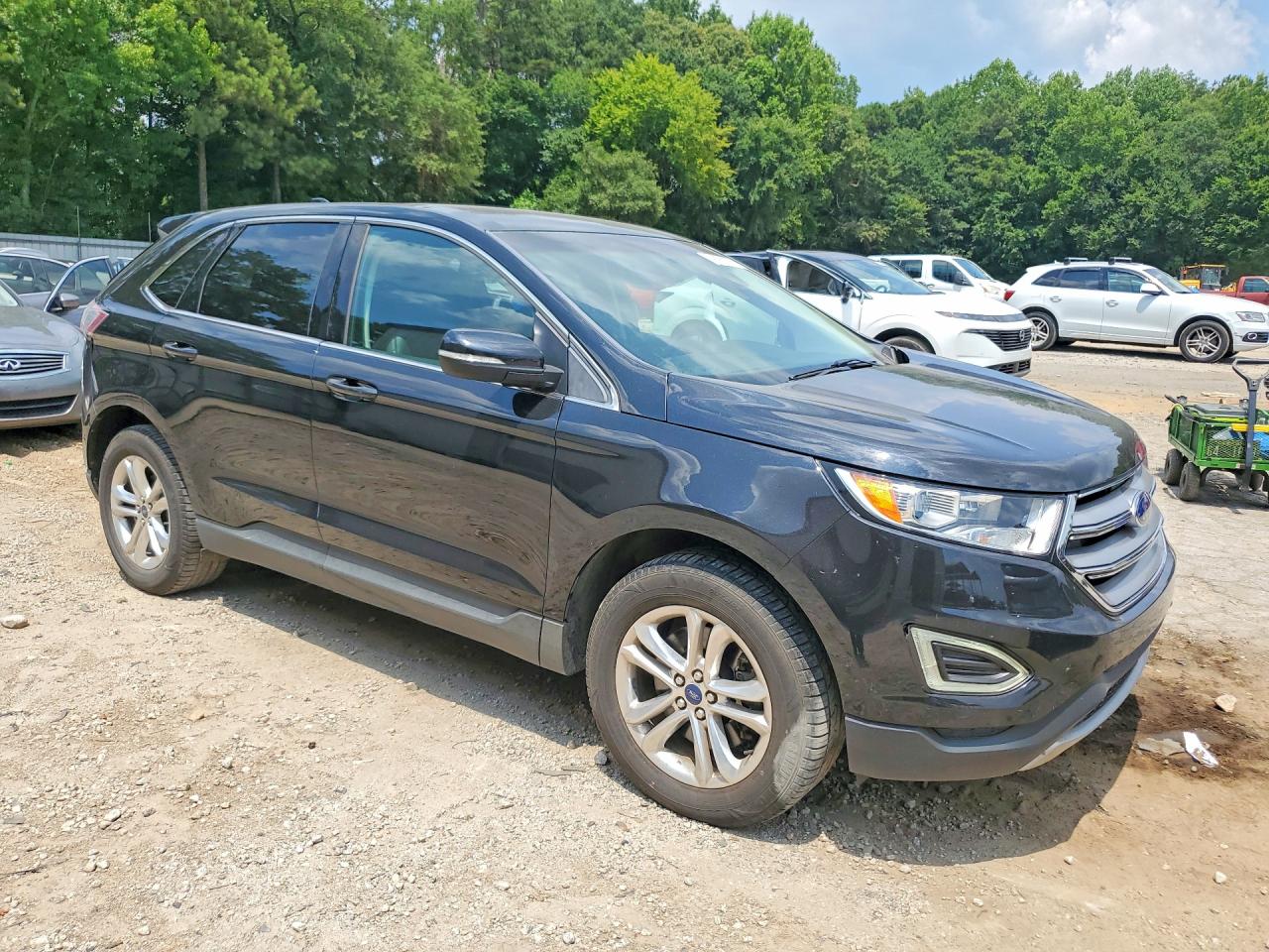 2015 Ford Edge Sel Black vin: 2FMTK4J8XFBB64541