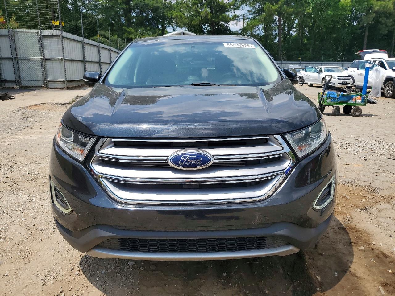 2015 Ford Edge Sel Black vin: 2FMTK4J8XFBB64541