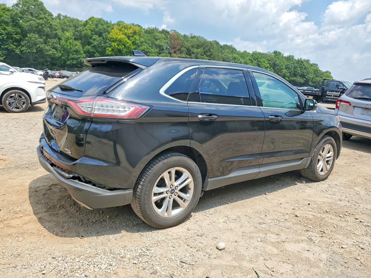 2015 Ford Edge Sel Black vin: 2FMTK4J8XFBB64541