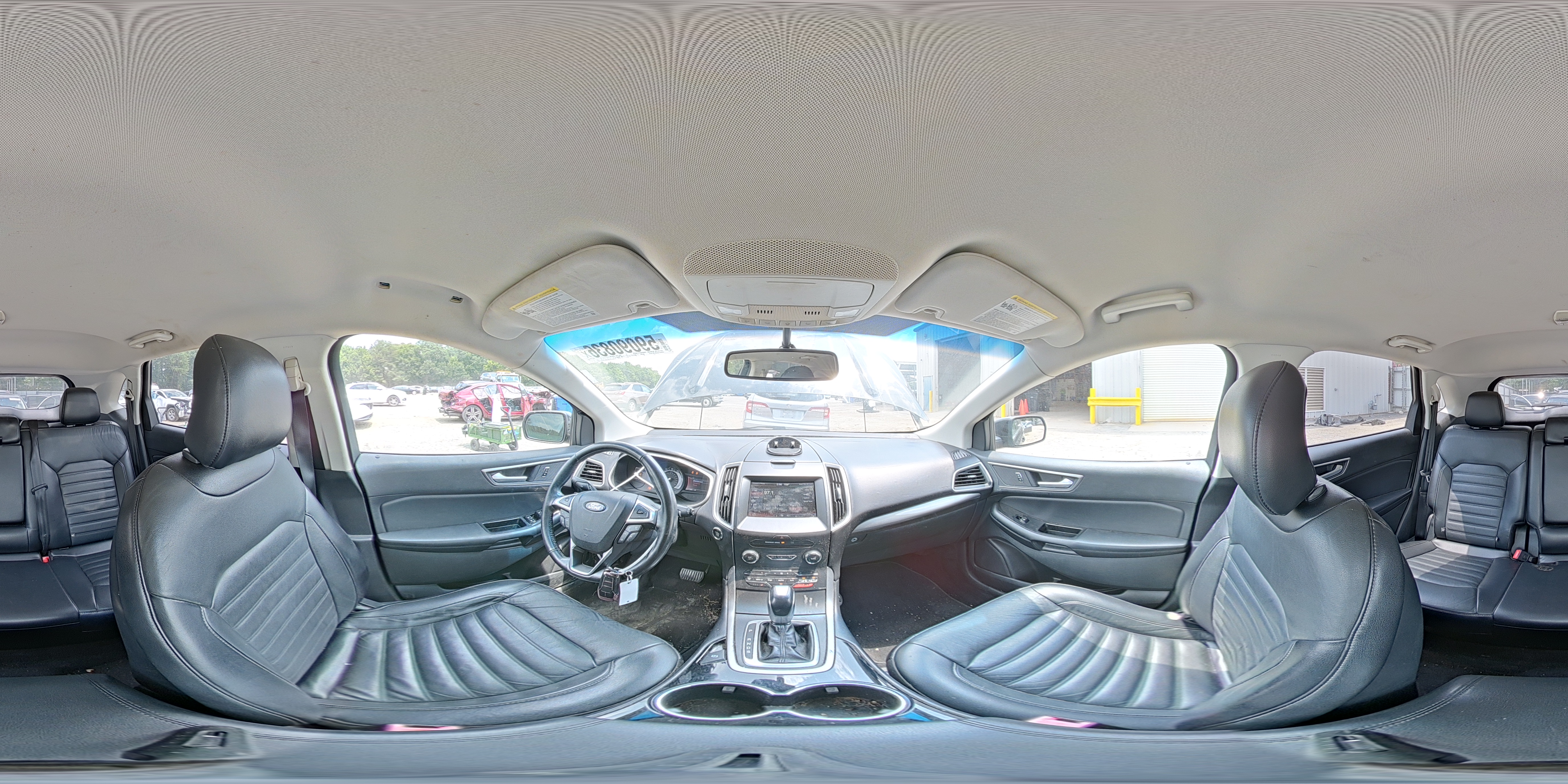 2015 Ford Edge Sel Black vin: 2FMTK4J8XFBB64541