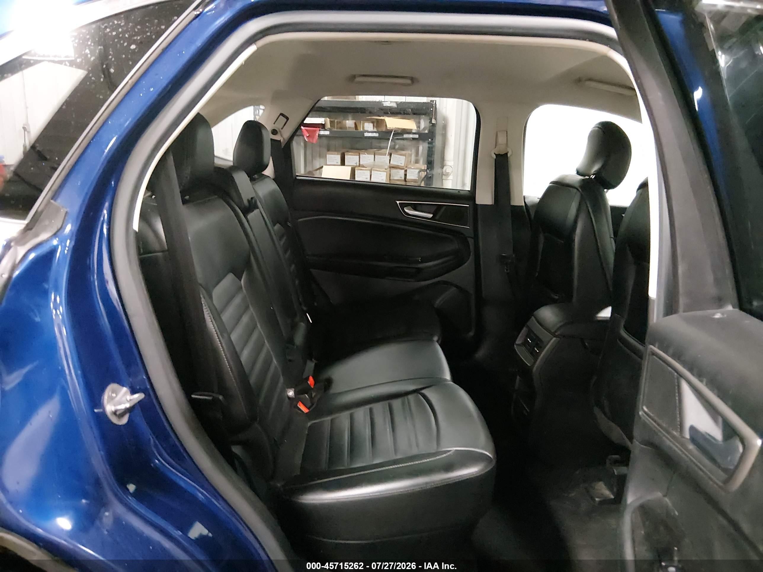 2015 Ford Edge Sel Blue vin: 2FMTK4J8XFBC10238