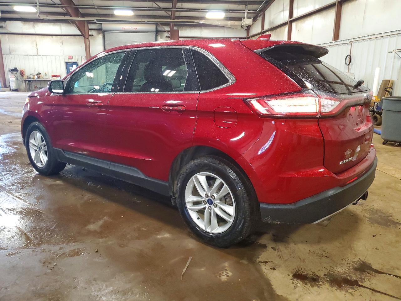 2015 Ford Edge Sel Red vin: 2FMTK4J90FBB15695