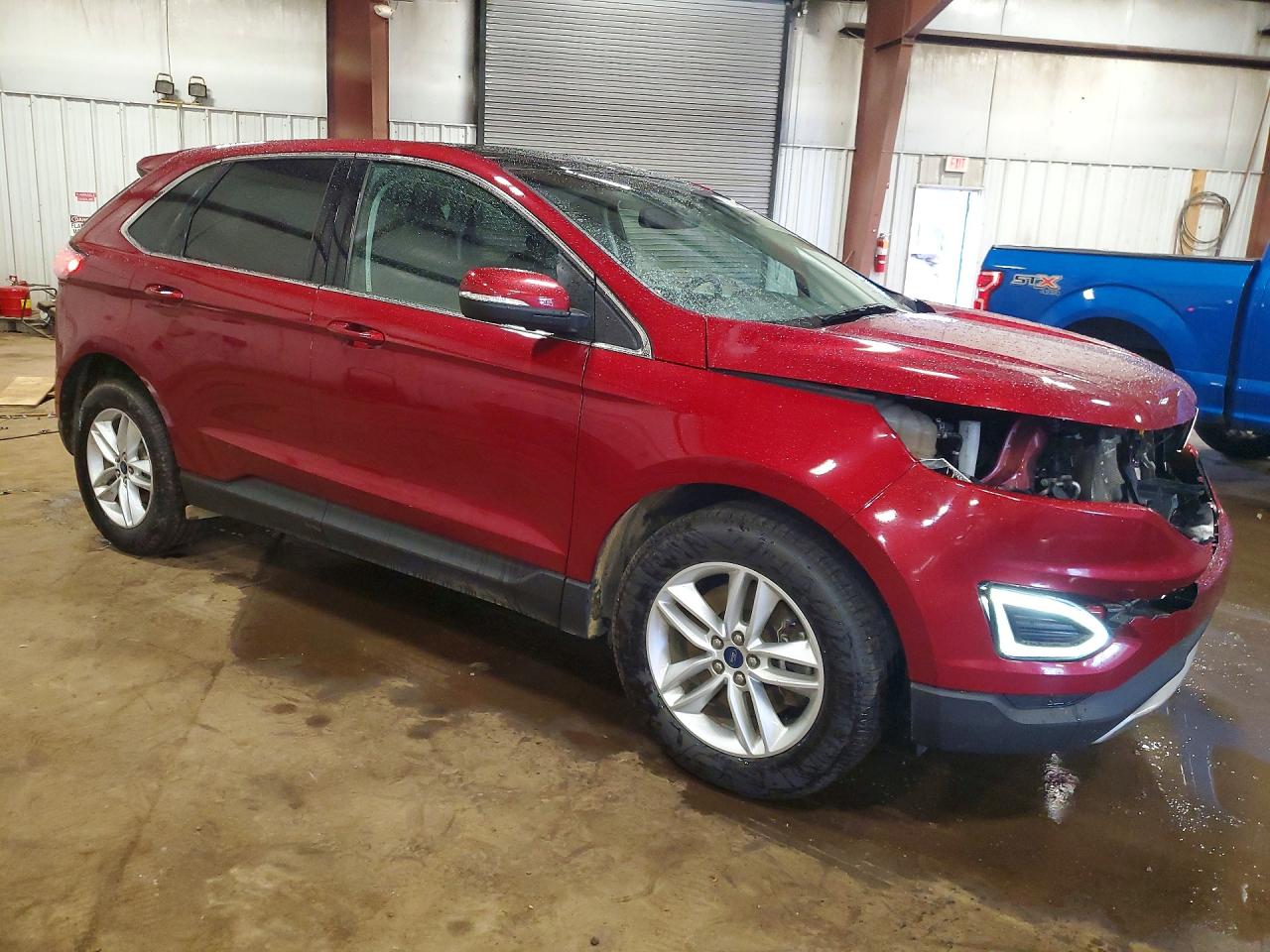 2015 Ford Edge Sel Red vin: 2FMTK4J90FBB15695