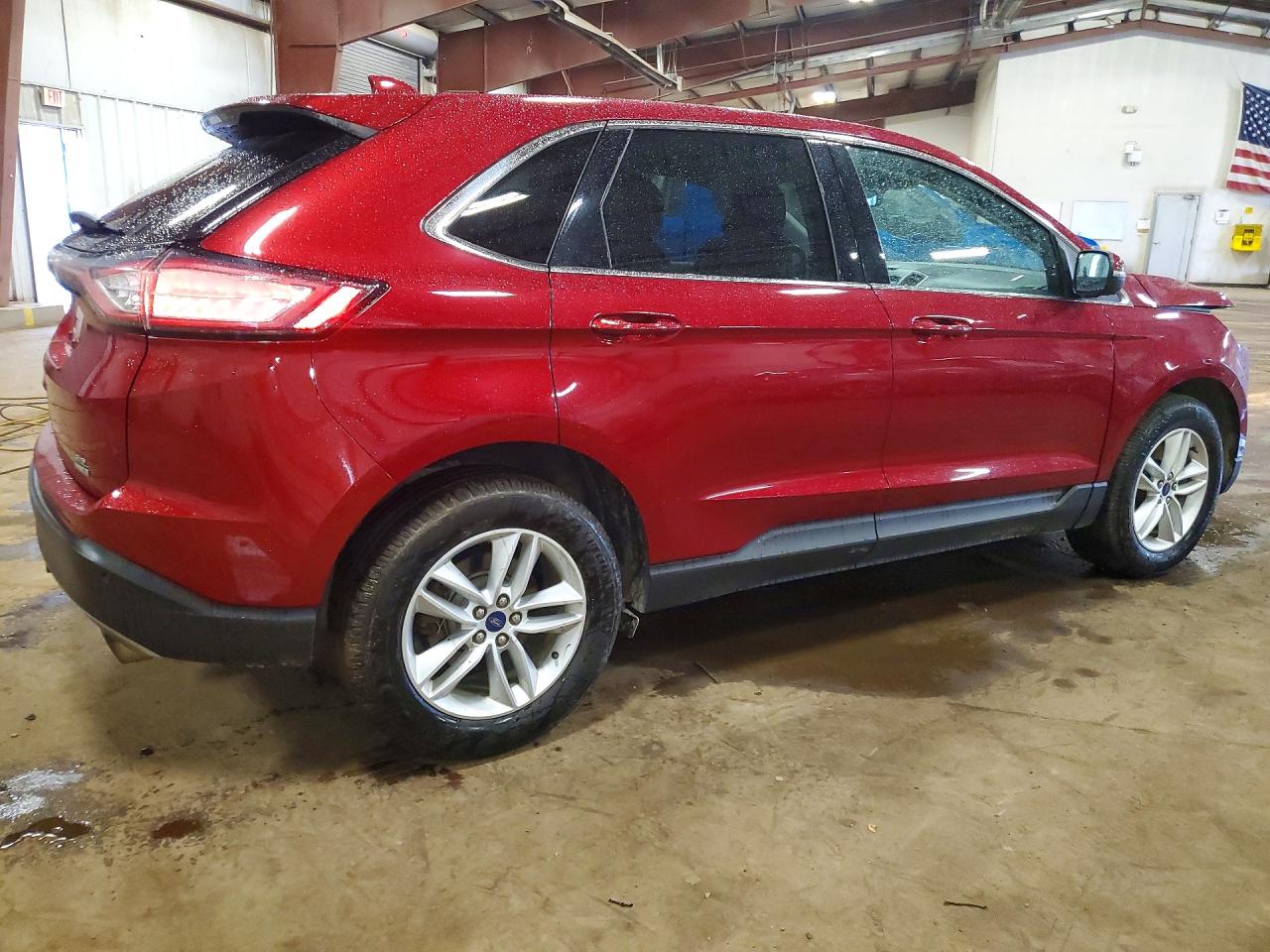 2015 Ford Edge Sel Red vin: 2FMTK4J90FBB15695