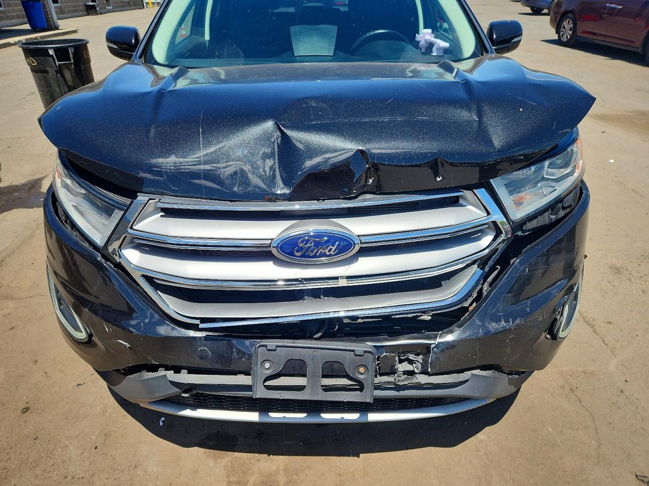 2015 Ford Edge Sel Black vin: 2FMTK4J90FBB24316