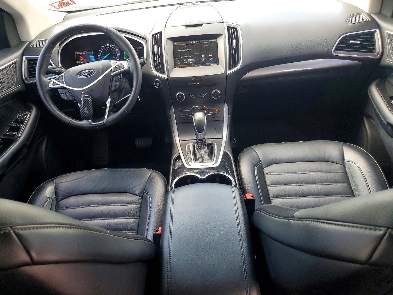 2015 Ford Edge Sel White vin: 2FMTK4J90FBB54433