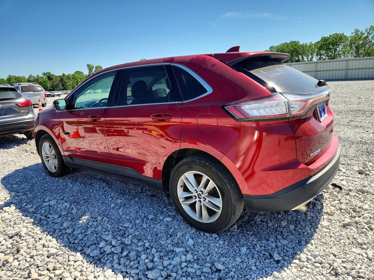 2015 Ford Edge Sel Красный vin: 2FMTK4J90FBC19670