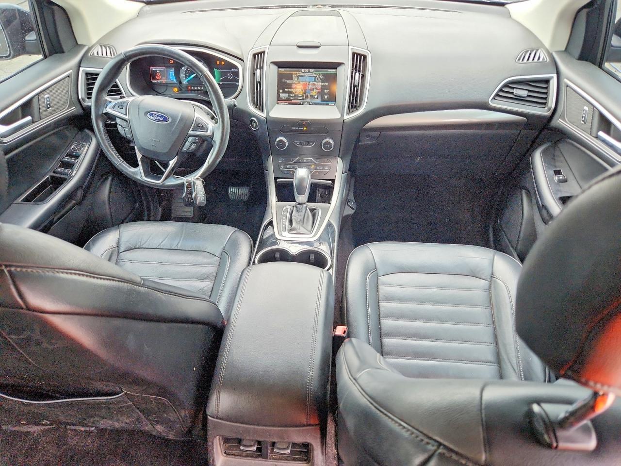 2015 Ford Edge Sel Black vin: 2FMTK4J91FBB68583