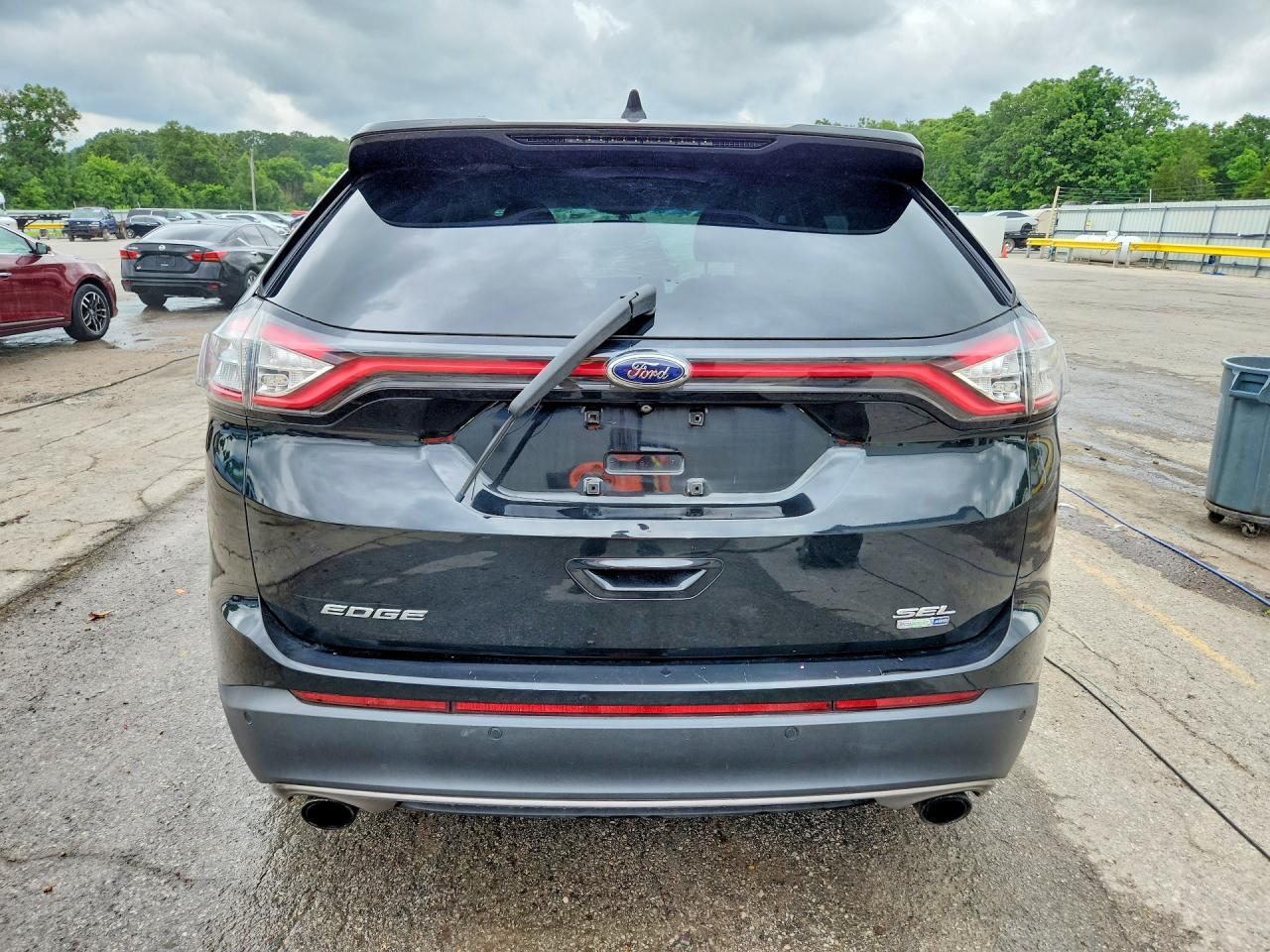 2015 Ford Edge Sel Black vin: 2FMTK4J91FBB68583