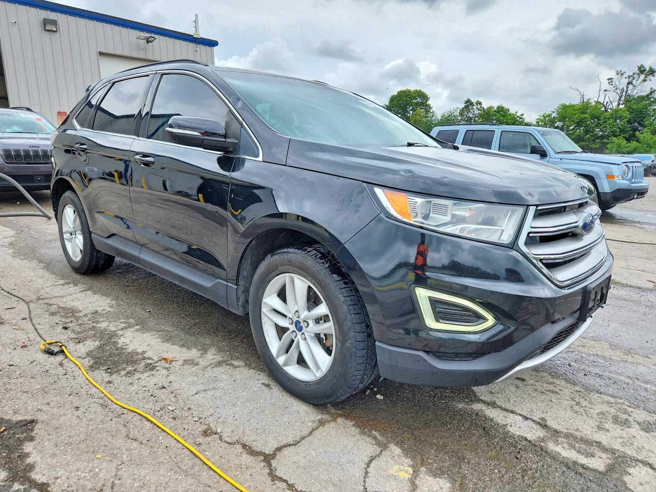 2015 Ford Edge Sel Black vin: 2FMTK4J91FBB68583