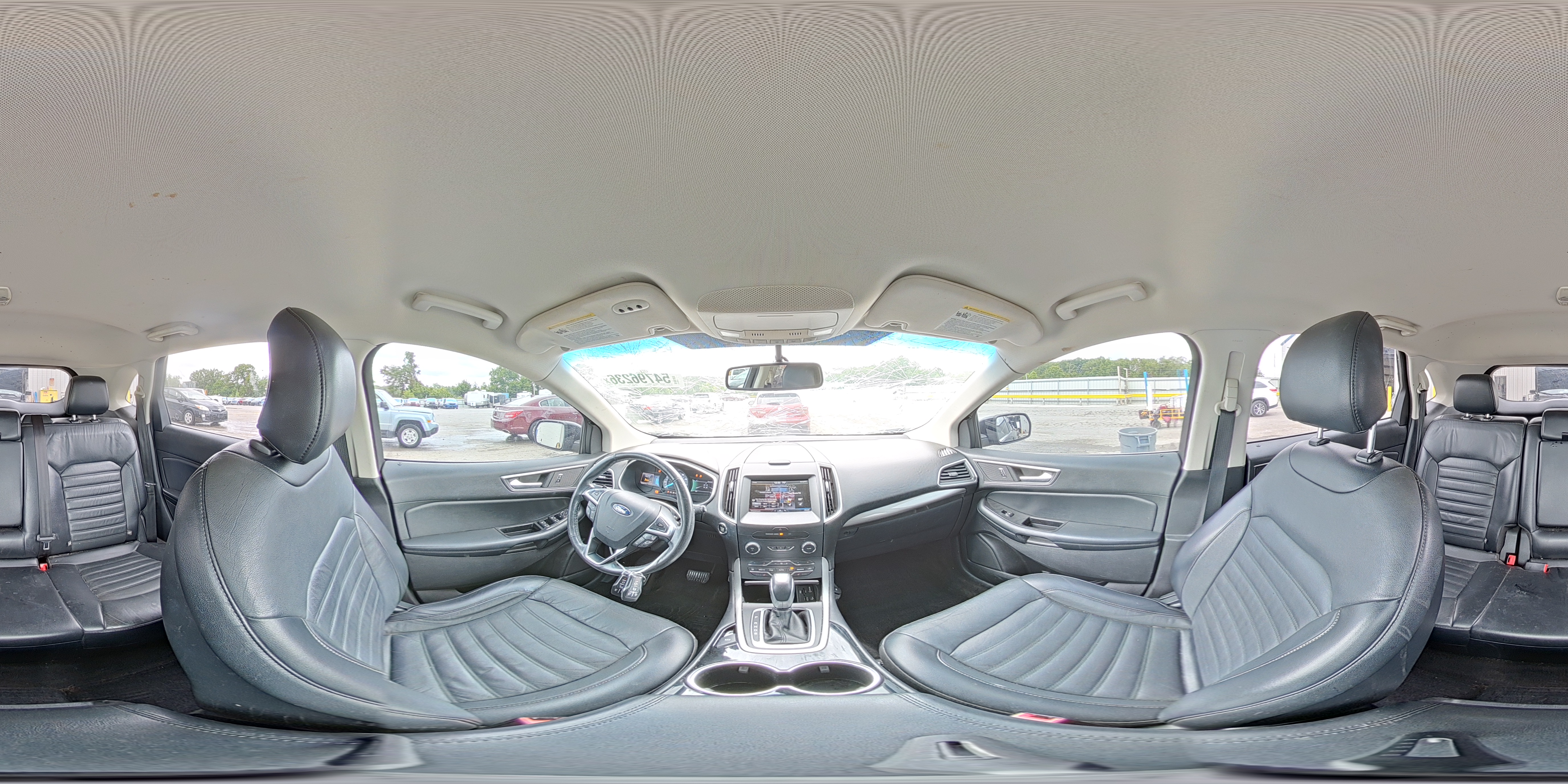 2015 Ford Edge Sel Black vin: 2FMTK4J91FBB68583