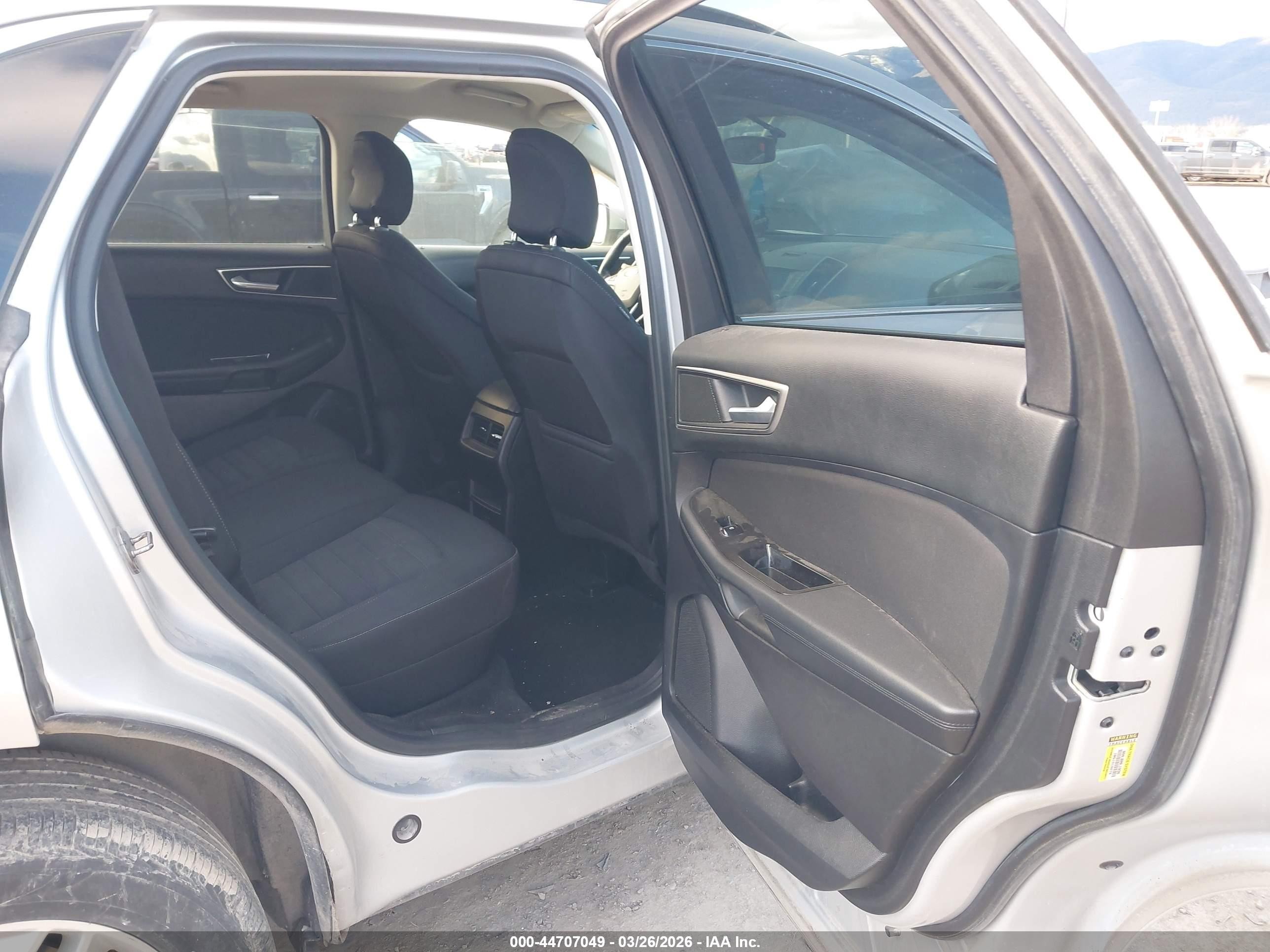 2015 Ford Edge Sel Silver vin: 2FMTK4J92FBB04049